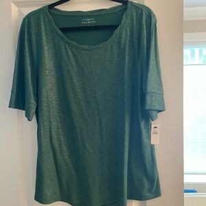 Talbots Women's Green Top NWT